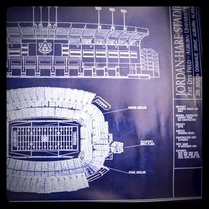 Auburn University Football Jordan-Hare Stadium BP